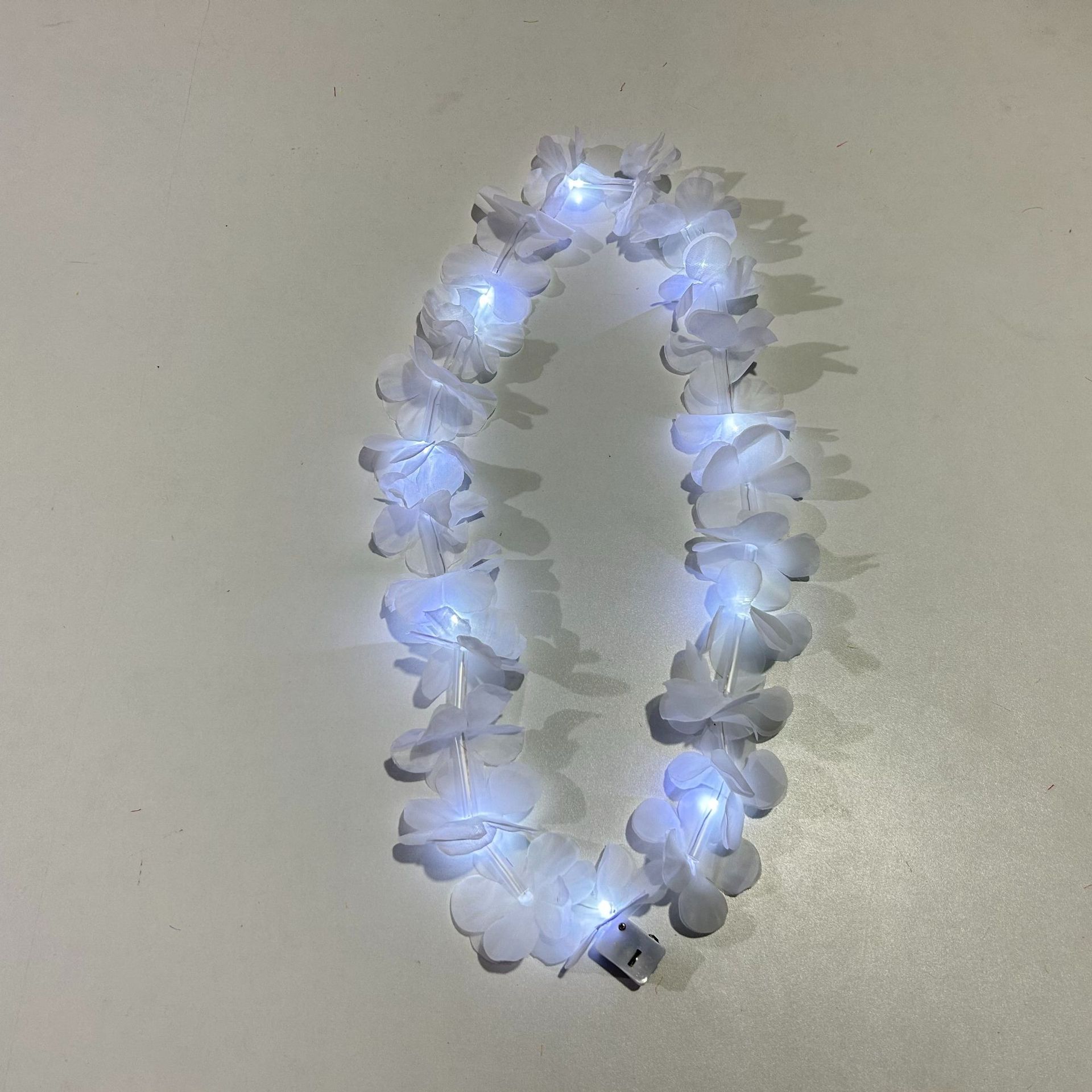 Fiesta festiva atmósfera decoración diseño de luces LED color guirlanda pétalos de diámetro 6.5 cm 10 luces 24 flores