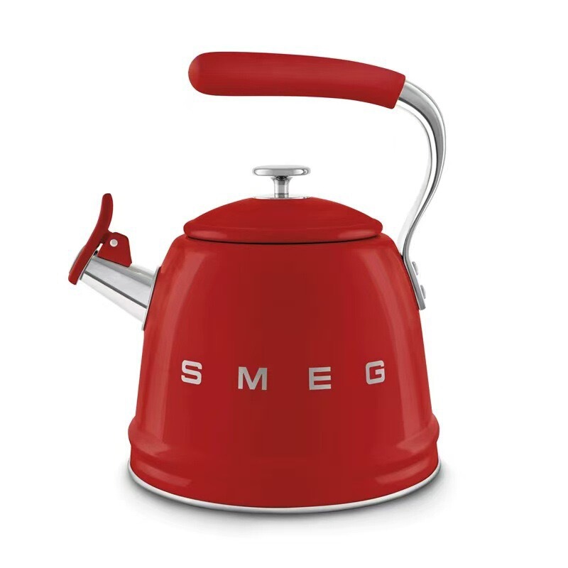 SMEG レトロホイッスルケトル ステンレスケトル 電磁調理器 明火 2.3Lケトル|undefined