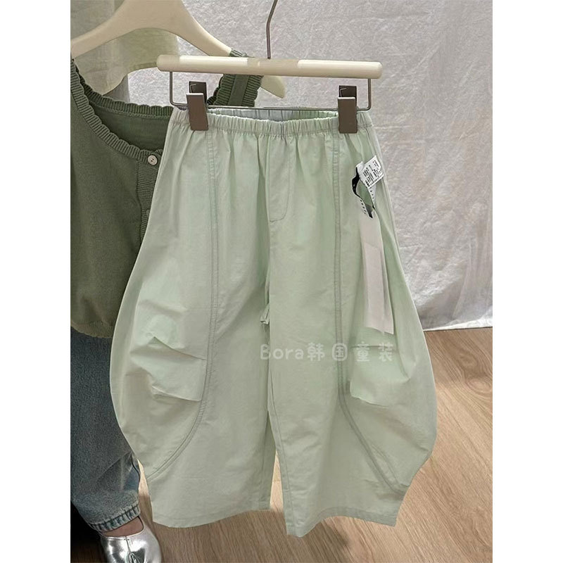 Boys' Summer Thin Pants 2025 New Stylish Wide-Leg Pants for Children Trendy Casual Long Pants