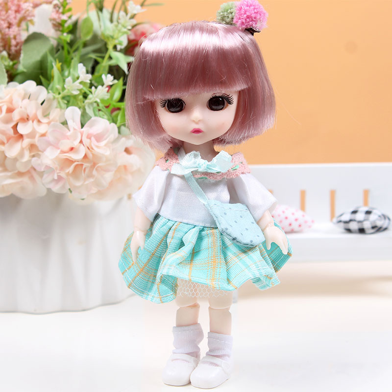 17 cm caja de regalo conjunto de marea constante muñeca Barbie muñeca muñeca cambiante articulaciones muñeca estand móvil