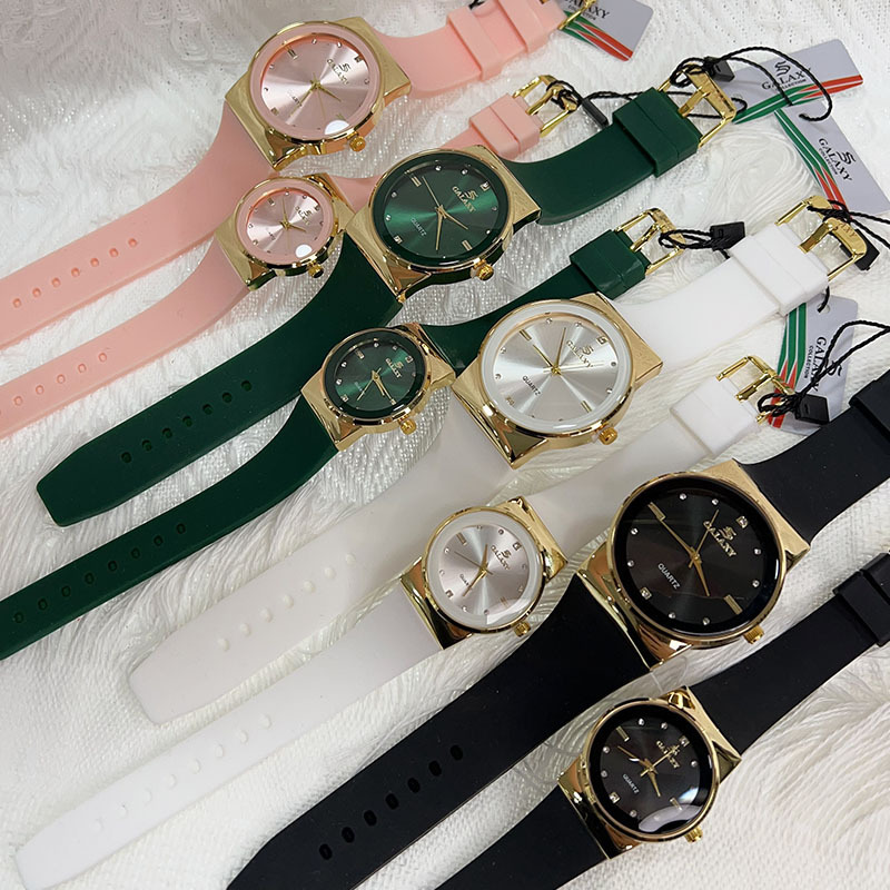 Galaxy Watch, Simple Elegant, High-End, Middle-Aged Women's Watch, Couple Model, Export Best-Selling Silicone Watch