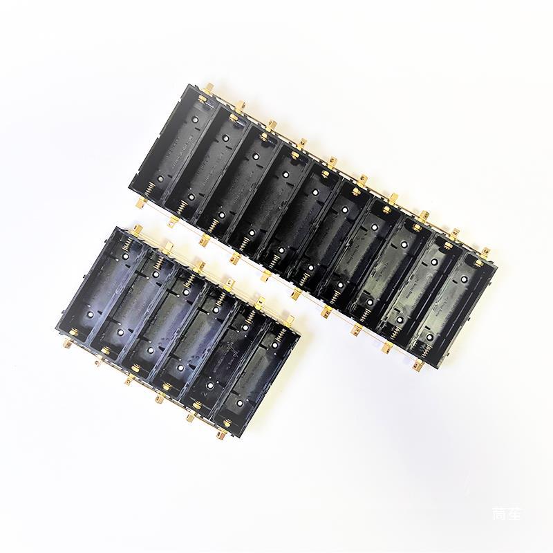 电池槽18650电池铜柱免大2支持DIY可拼接盒焊接1700座子电流带盖
