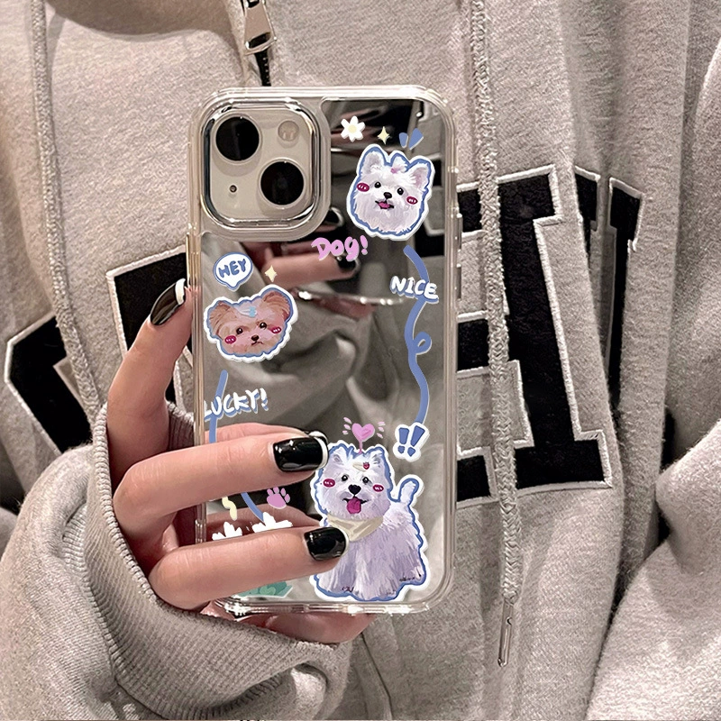Apple, совместимый чехол для телефона, iPhone 16, iphone, 15promax, эффект зеркала, 14