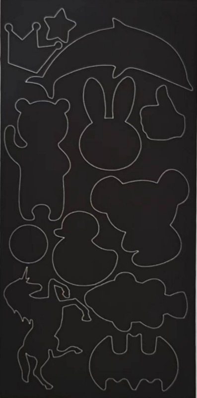 Ropa agujero parche de tela de cuero color de la historieta reparación subsidio sin costuras abajo chaqueta Gran parche de reparación de moda