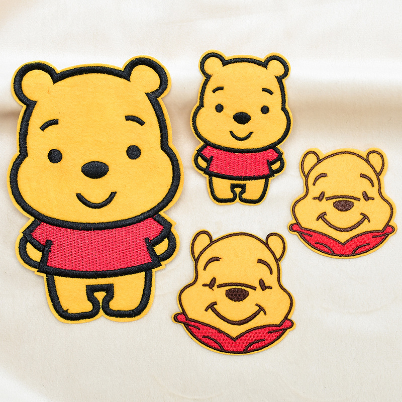 乐思刺绣布贴电脑绣花章厂家直供新款卡通补丁贴鞋帽装饰装饰贴花