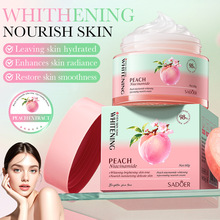 全英文SADOER WHITENING蜜桃烟酰胺美.白焕颜滋养面霜60g跨境外贸