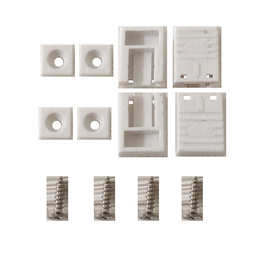 免打孔配件内开内倒窗蜂巢帘小壁虎蜂巢帘底座卡扣限窗帘客户购买