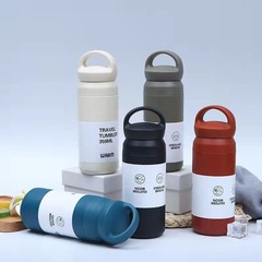 Cross-border 304 stainless steel double-layer insulated cup outdoor portable vacuum coffee cup Japanese business car cup