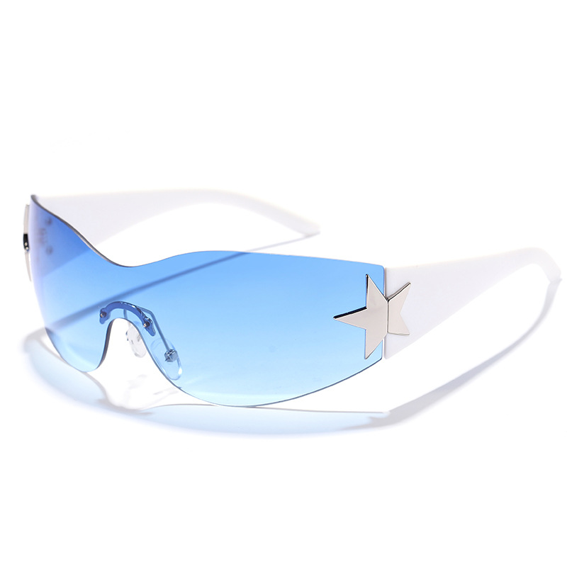 2023 nuevas gafas de sol de metal cuadradas de las mujeres de moda ins estilo personalizado de moda UV400 UV a prueba de gafas de sol de metal