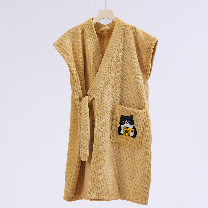 커피캣 반팔-옐로우