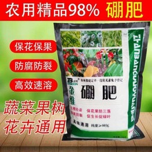 德国进口农用出口级98%硼肥基施冲施硼砂葡萄莓西瓜用2斤包邮辣