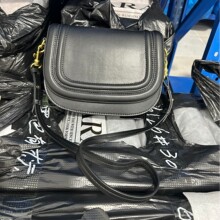 ZR跨境女包爆款2025新品马鞍包时尚百搭宽带撞色帆布包单肩斜挎包