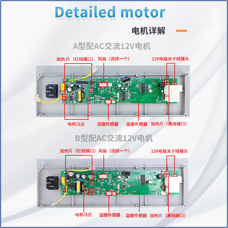 Controlador de incubadora inteligente automático HTMC-7 Doble Poder DIY montaje manual mini incubadora Accesorios