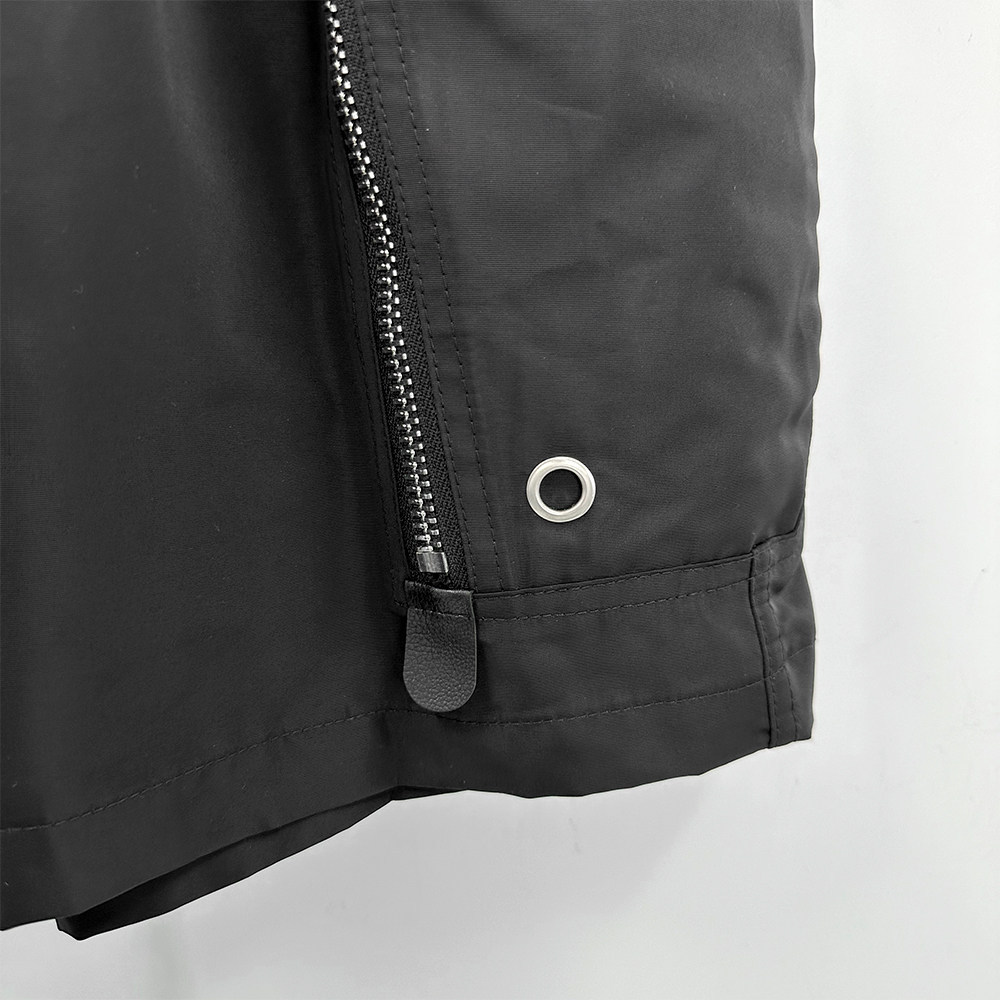 Dark Aesthetic Men's Cargo Shorts With Multi-zip Utility Pockets_voghion.com