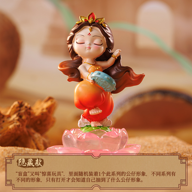 盛世敦煌盲盒工艺品手办惊喜树脂盲盒可爱小摆件书桌装饰儿童礼物|undefined