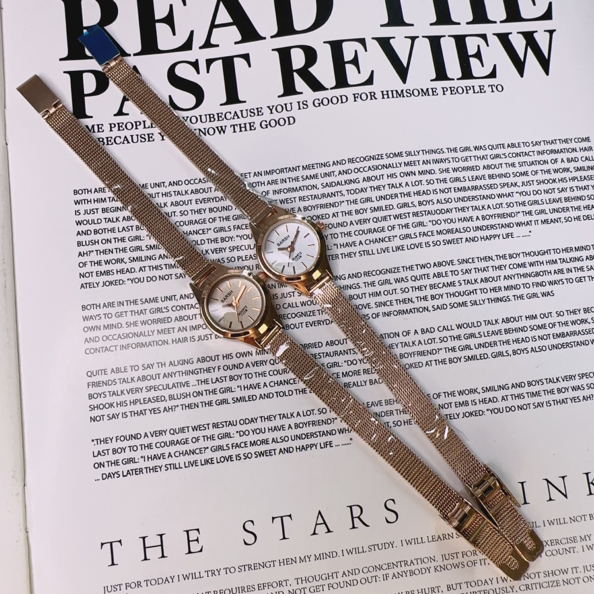 Women's Gender Casual Solid Color Double Side Snaps Quartz Watch Women's Watches