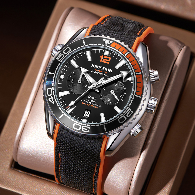 Neue grenzenlose Kingston Herrenuhr: Berühmte multifunktionale, vollautomatische, mechanische High-End-Uhr mit Wasserdichtigkeit (Großhandel)_voghion.com