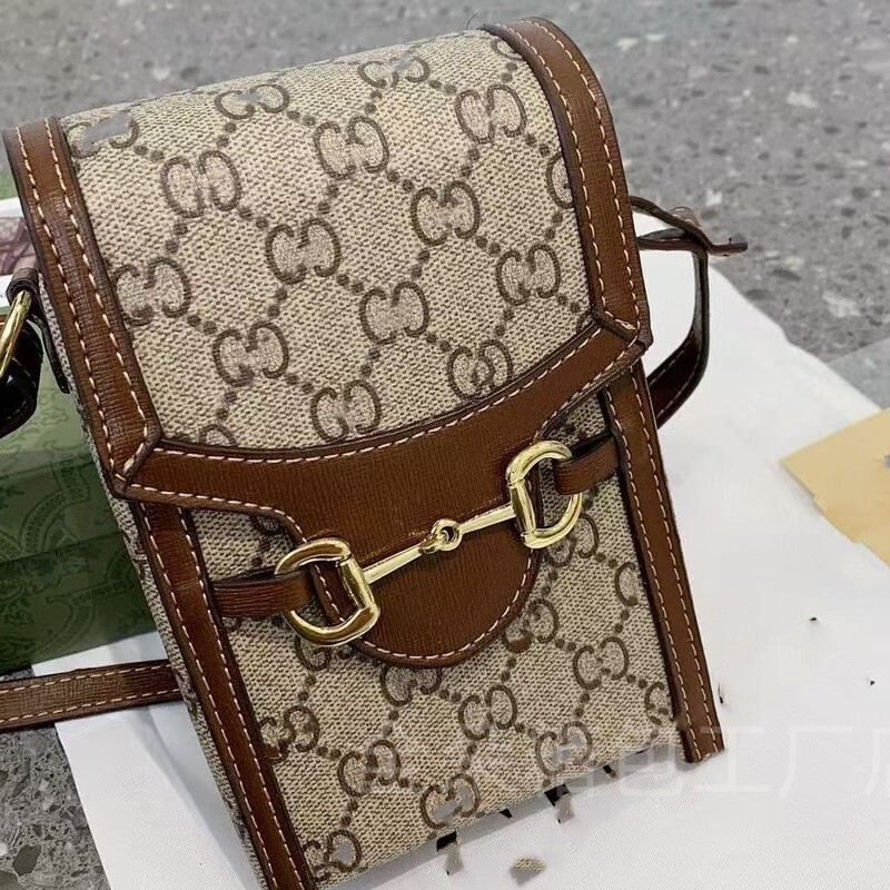 2024 New 1955 Retro Mobile Phone Bag High-rise Fashionable Single-shoulder Crossbody Bag Women's All-match Trendy Hair Bag