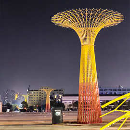 定制户外大型互动生命之树景观灯旅游景区城市广场造型装饰照明灯