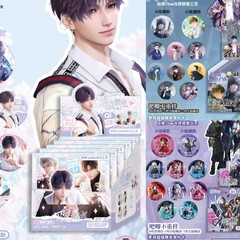 二次元周边经典75mm马口铁双闪吧唧盲抽徽章9+1再来一枚