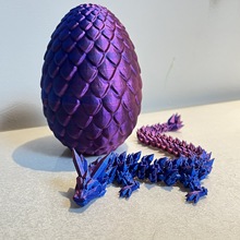 3D打印宝石水晶龙多关节可动手办模型礼物送礼家用摆饰儿童玩具