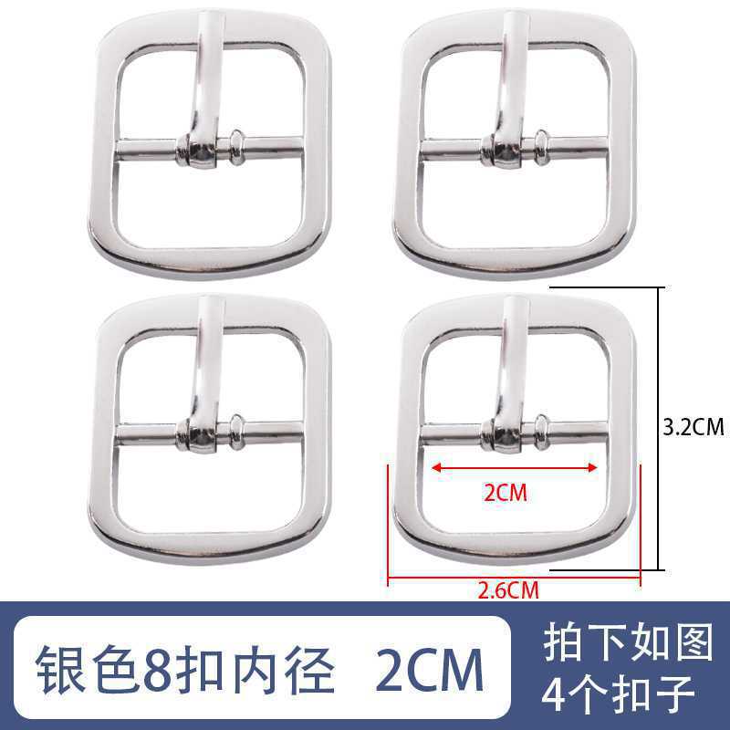 Accesorios de hardware de tacón alto hebilla de zapato de metal sandalias de mujer 8 piezas 9 zapatos redondos hebilla de cordón de botón en forma japonesa otro hogar