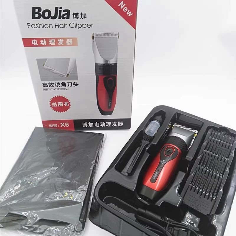 Borga Rich Map заряжает электрический универсальность для дома, толкает и сдвигает BJ-X6 для стрижки волос