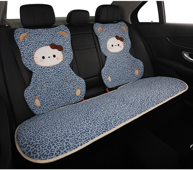 Car Headrest and Lumbar Support Cartoon Kt Cat Headrest Pillow, Car Headrest for All Seasons, Lumbar Pillow, Neck Pillow, Car Headrest