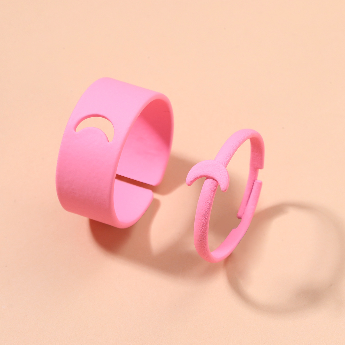 Simple Style Star Butterfly Metal Stoving Varnish Open Ring