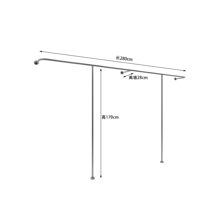 두꺼운 스테인레스 스틸 와이어 드로잉 길이 280*높이 170