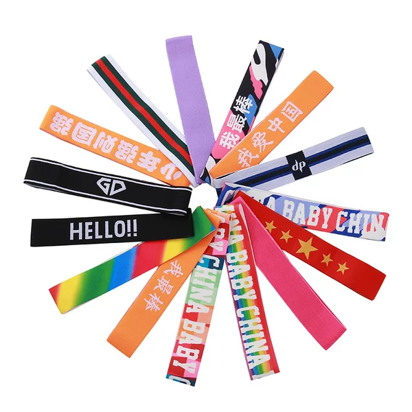 Women's sports headband, sweat-absorbing, for running, face washing, street dance, breathable, trendy headscarf, cool headband for teenagers, street basketball
