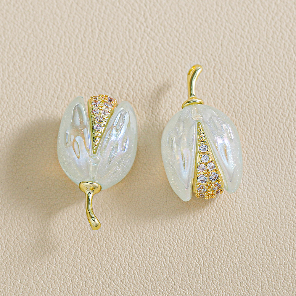 Heidi familia aleación de zircon pistacho colgante colgante perlas a granel llavero accesorios joyería