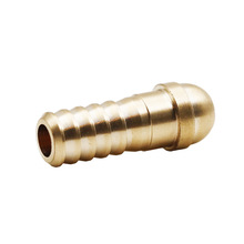 定制黄铜金属模具铜制品加厚加长螺纹接水管燃气软管插管接头