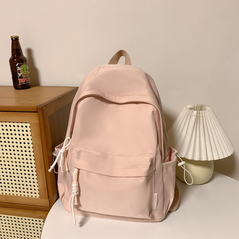 Los estudiantes de soft Sister tienen mochilas escolares simples y ligeras en clase, mochilas de ocio, mochilas de hombro, mochilas de alto valor facial, pequeñas y frescas, de gran capacidad, para niñas.