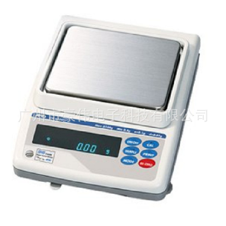 日本AND精密天平GF-12K十分之一克0.1g外校工业电子秤 防尘防水