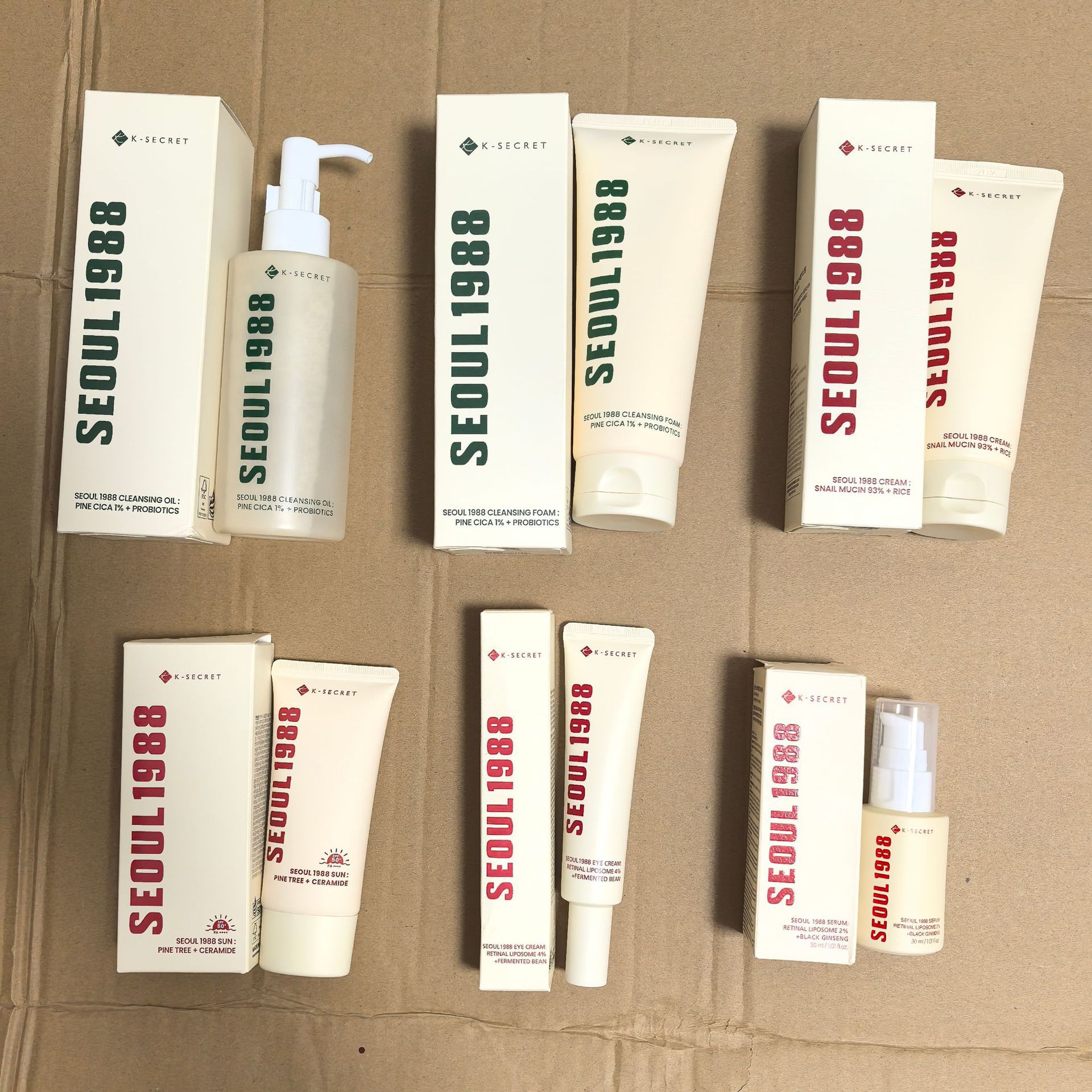 Cross-Border Hot-Selling Products K-Secret Ksecretseoul1988 Eye Cream, Face Cream, Facial Cleanser, Makeup Remover Oil Wholesale