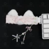 Light pink silk ribbon + [hanging decoration]