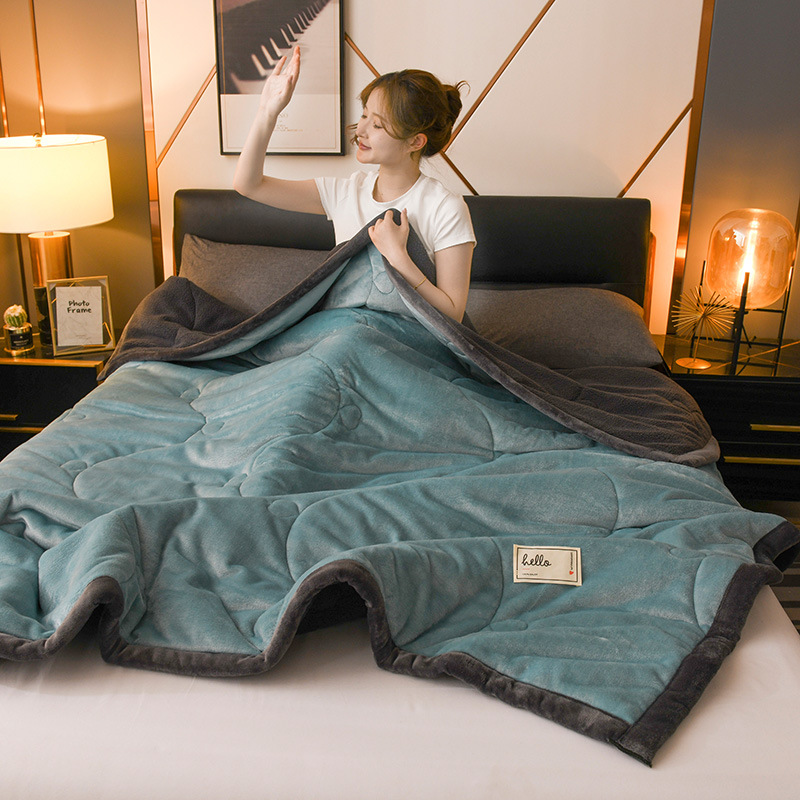 Flange mantas sofá de alto peso leche de cachemira de cordero mantas multifuncionales primavera y otoño mantas de siesta oficina