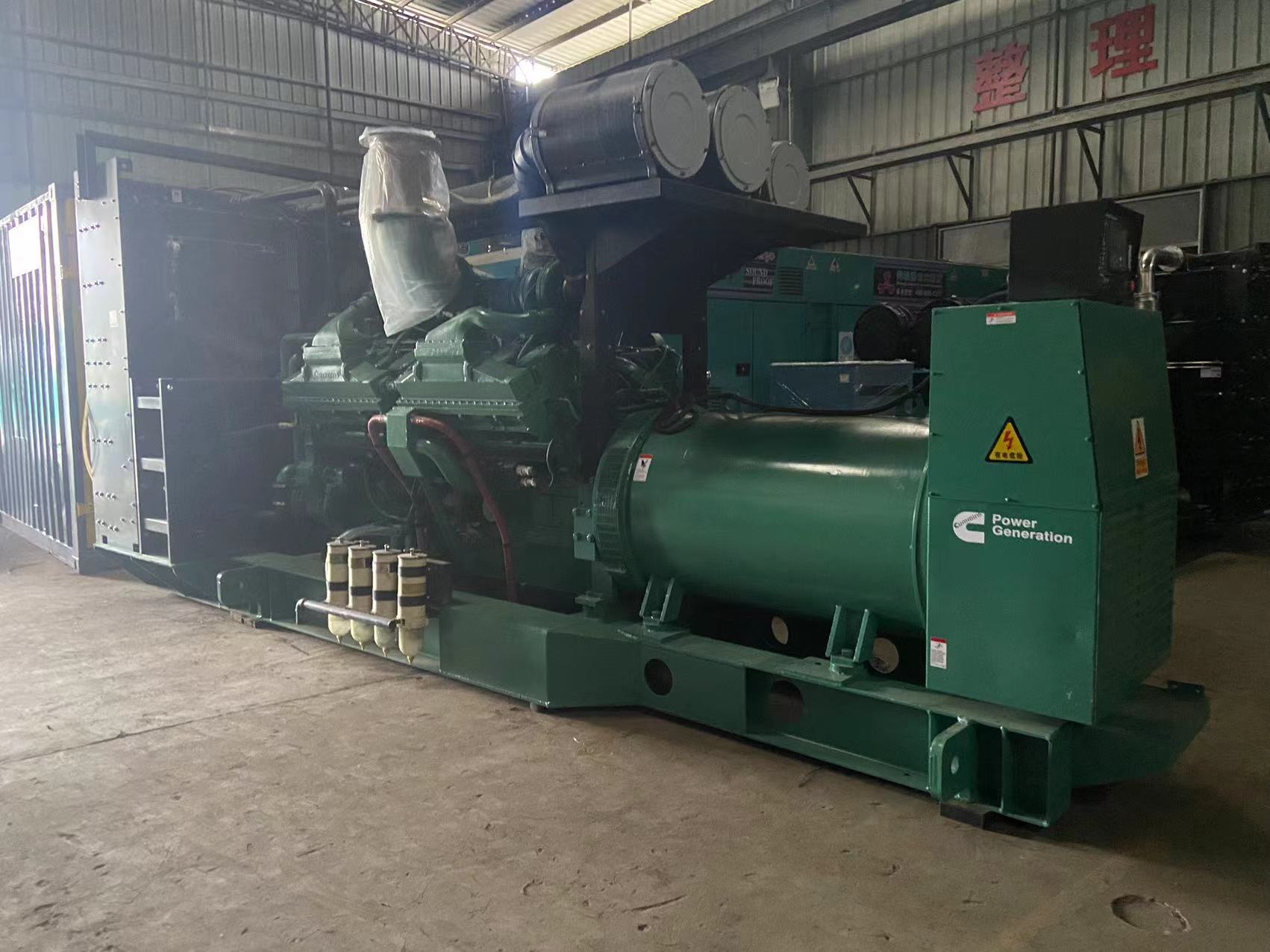 1800kw二手康明斯柴油发电机组QSK60G4康明斯发动机
