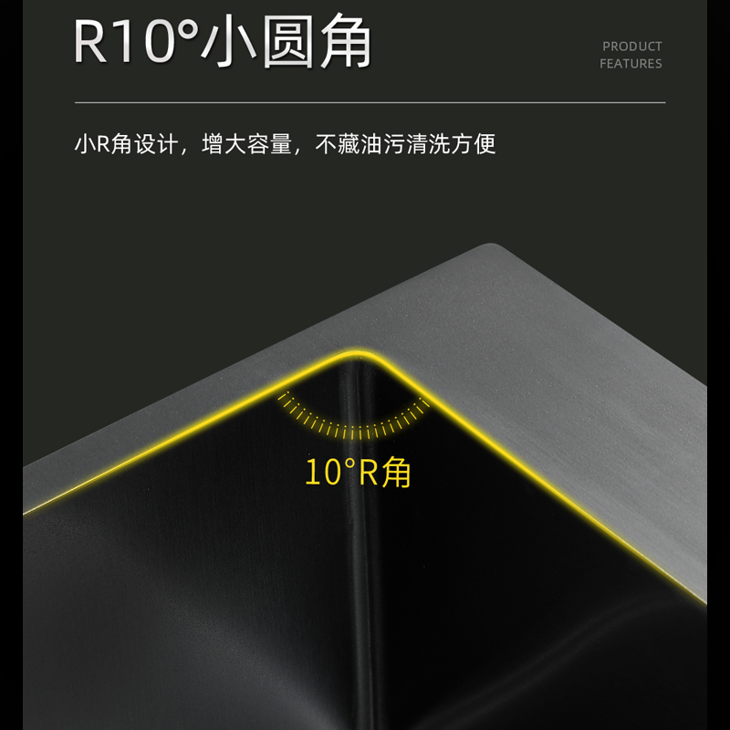 手厨房锈钢水槽日式家用纳米洗碗槽盆台洗菜盆大槽