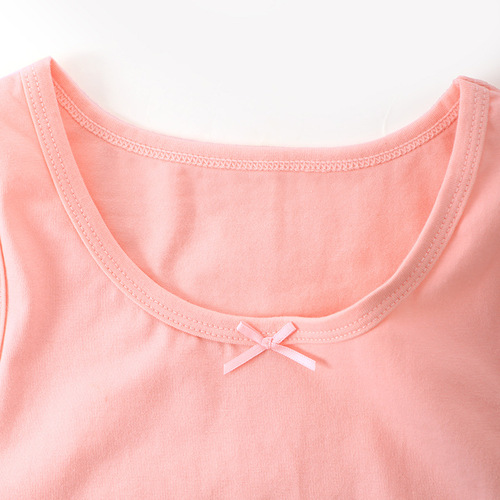 Girls' vest autumn and winter new three-piece exquisite boxed girl's autumn and winter bottoming vest tops bottoming shirt