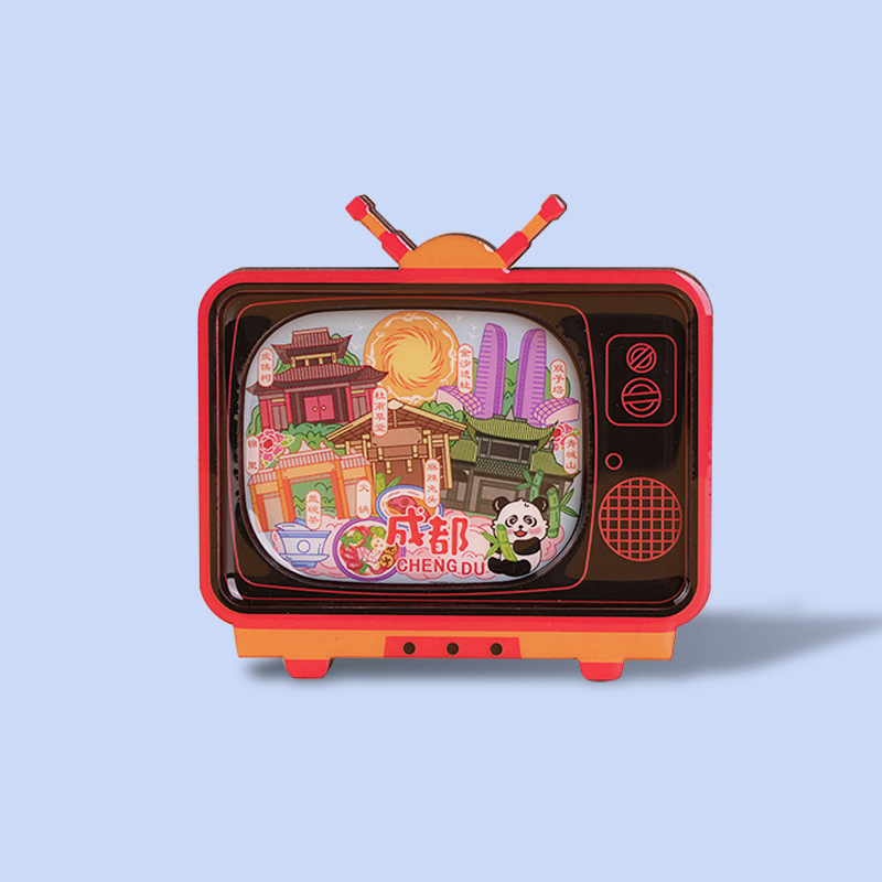 中国都市人気観光名所木製冷蔵庫マグネットカスタマイズされた文化的で創造的な北京パンダ diy マグネット強力な吸引|undefined