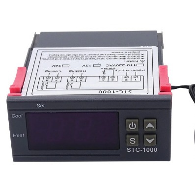 温控器stc-1000水族孵化海鲜机电子数显微电脑温度控制器开关