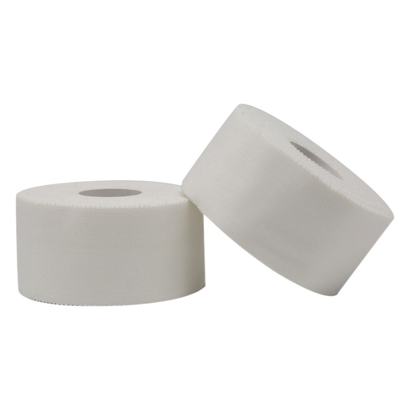 Fuente Fábrica de cuatro lados cinta de deportes tearable blanco parche dedo cinta de fútbol deportes tobillo cinta de la pantorrilla