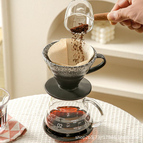 Ceramic coffee set