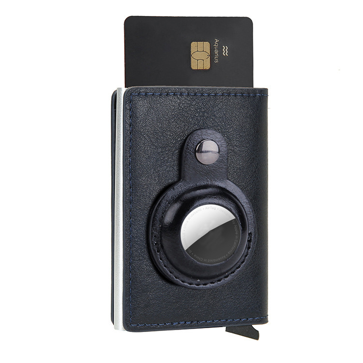 Cartera Rfid Apple airtag tarjetero cartera cartera para hombre y mujer cartera Air Tag para hombre