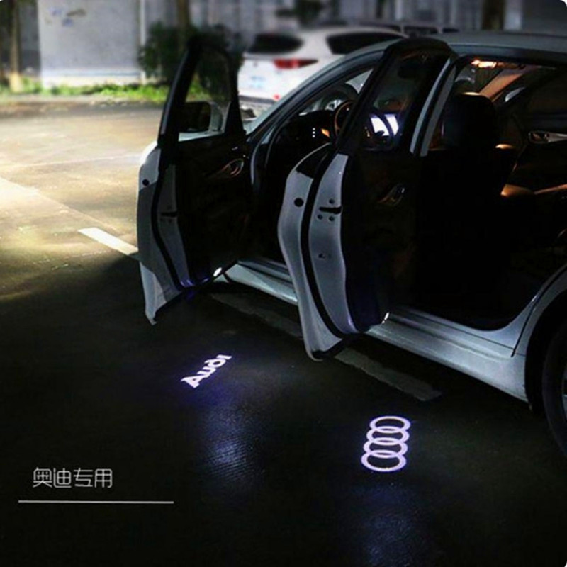 Luz de bienvenida a4L a6l q3q5 q7a3A5A7A8 transformar la puerta decoración láser de proyección de luz de atmósfera