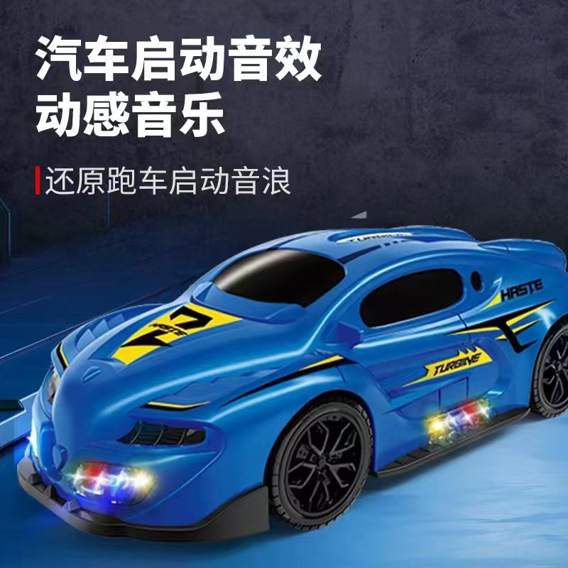 Carreras eléctricas drift side conducción colorida música luz coche deportivo coche de juguete para niños puesto al por mayor