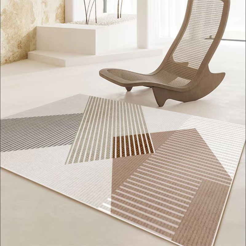 Modern and minimalistic carpet for living room