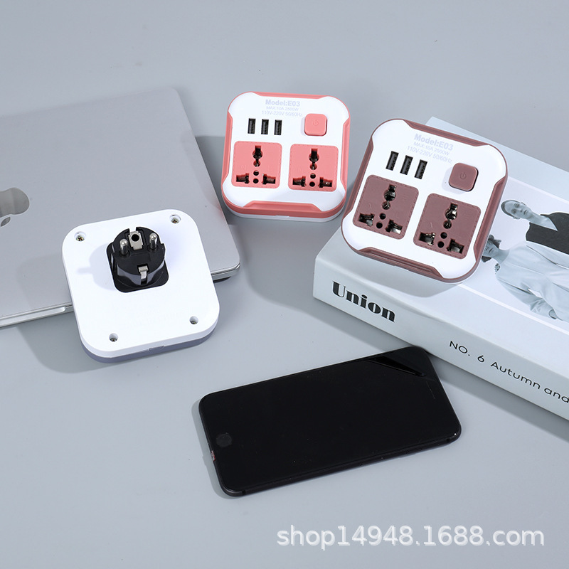 E03 # USB 2 orificio enchufe de conversión de conector